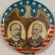 On Sale 1904 ROOSEVELT-FAIRBANKS 1 1/4″ FLAG JUGATE BUTTON W/ EAGLE, BRIGHT & EXCELLENT!
