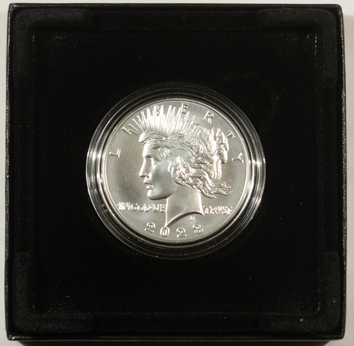Modern Commems 2023 $1 SILVER COMMEMORATIVE PEACE DOLLAR, PHILADELPHIA – GEM UNC W/ BOX AND COA Modern Commems 2023 $1 SILVER COMMEMORATIVE PEACE DOLLAR, PHILADELPHIA – GEM UNC W/ BOX AND COA