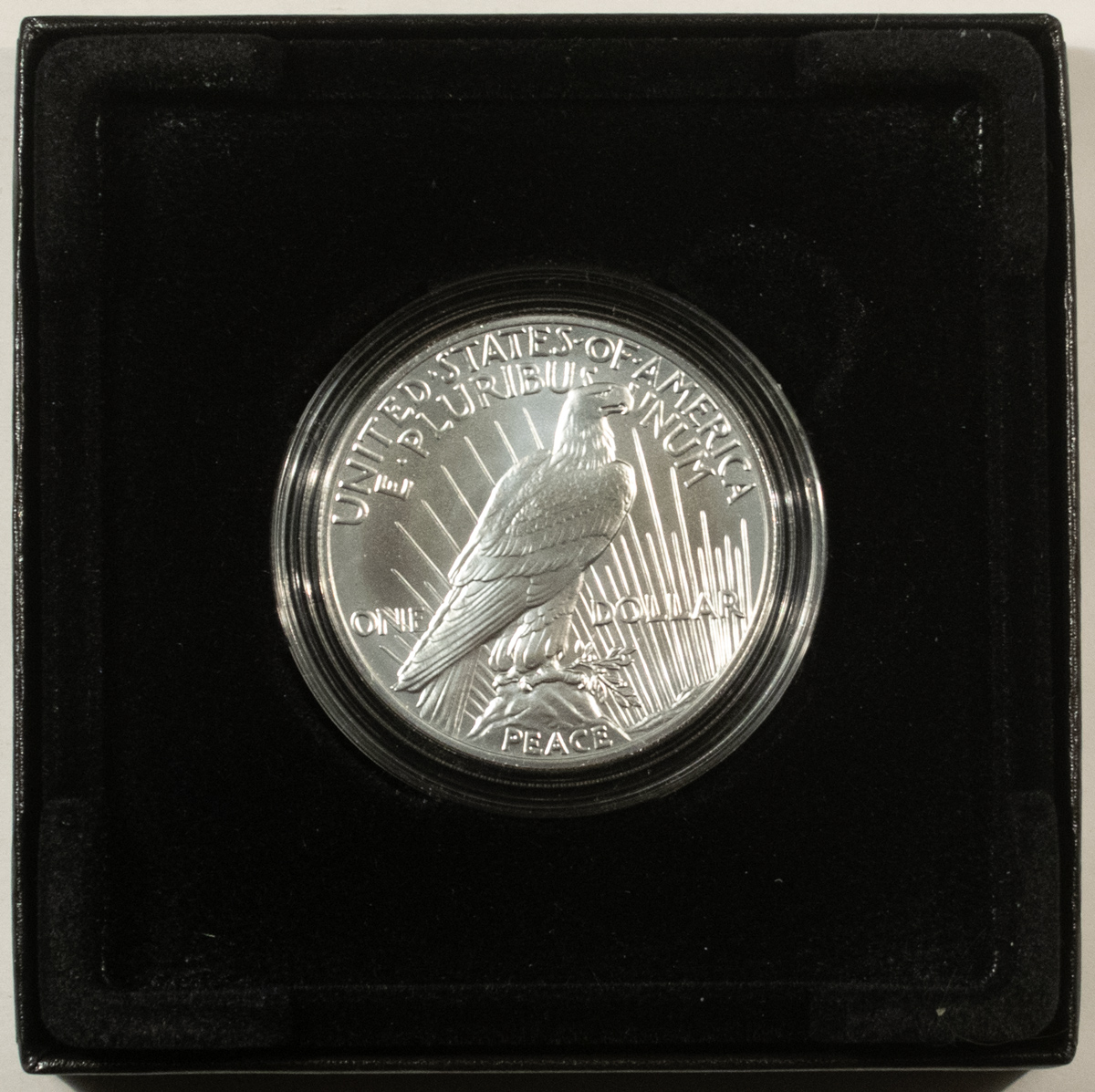 Modern Commems 2023 $1 SILVER COMMEMORATIVE PEACE DOLLAR, PHILADELPHIA – GEM UNC W/ BOX AND COA Modern Commems 2023 $1 SILVER COMMEMORATIVE PEACE DOLLAR, PHILADELPHIA – GEM UNC W/ BOX AND COA