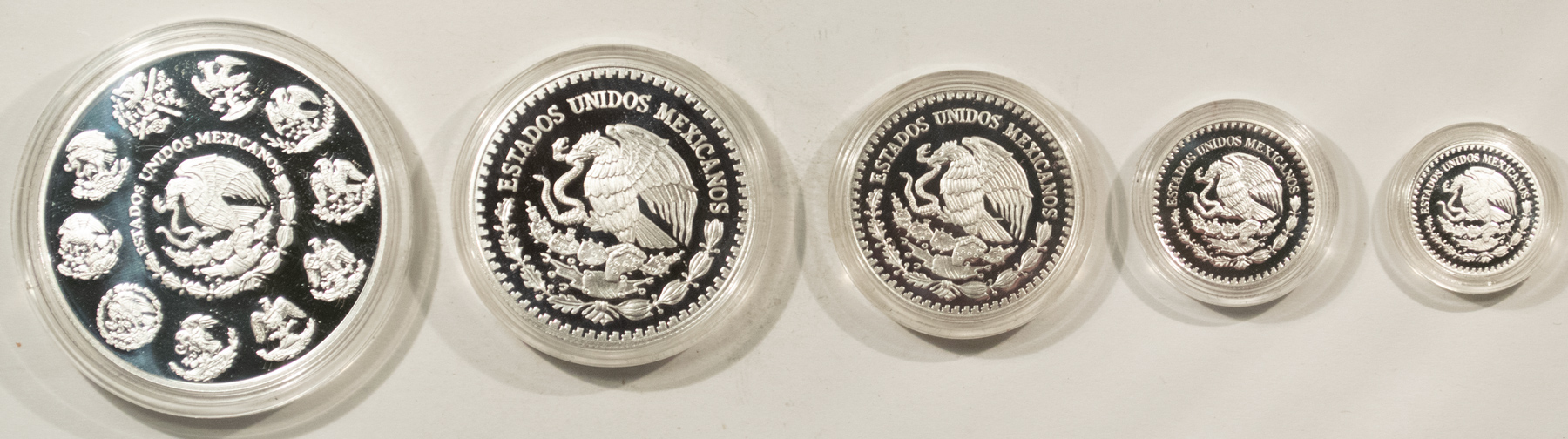 Bullion 2021 MEXICO SILVER PROOF LIBERTAD 5 COIN SET – GEM IN OGP, #68 OF ONLY 1000 SETS Bullion 2021 MEXICO SILVER PROOF LIBERTAD 5 COIN SET – GEM IN OGP, #68 OF ONLY 1000 SETS