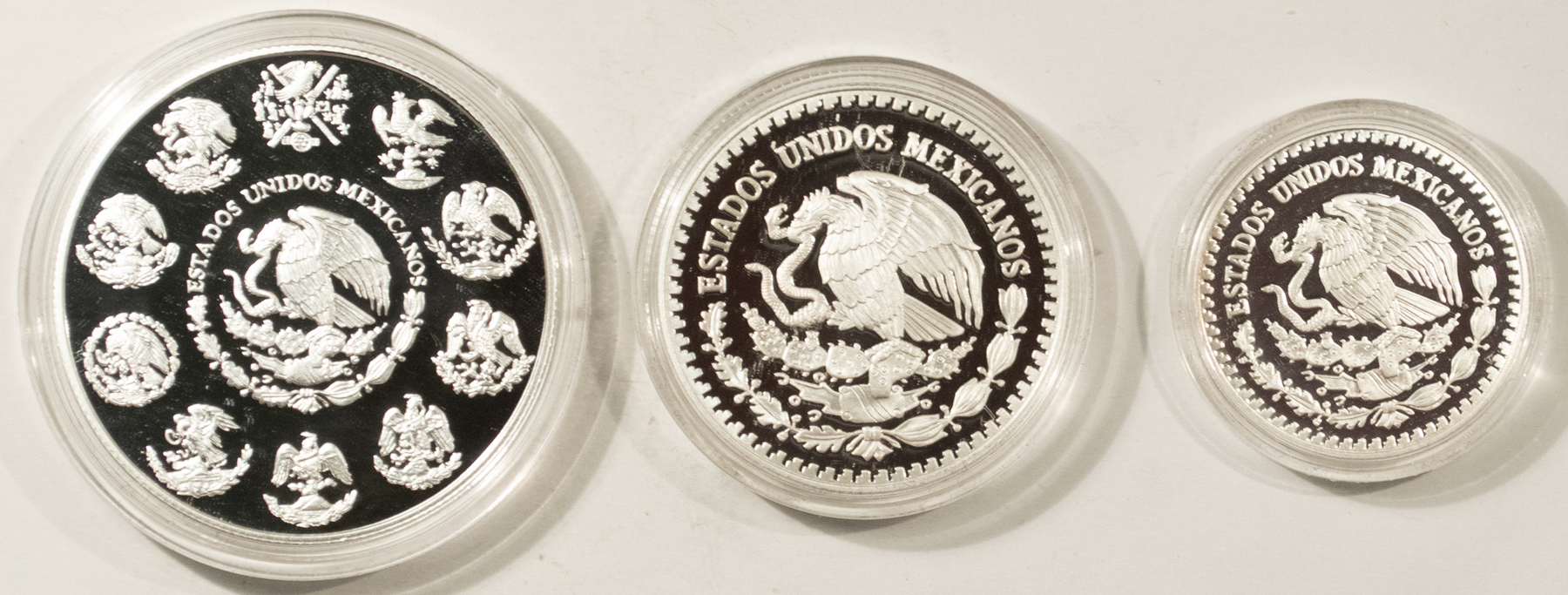 Bullion 2013 MEXICO SILVER PROOF LIBERTAD 1 OZ 1/2OZ 1/4OZ 3 COIN SET GEM, OGP #529/1000 Bullion 2013 MEXICO SILVER PROOF LIBERTAD 1 OZ 1/2OZ 1/4OZ 3 COIN SET GEM, OGP #529/1000