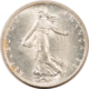 Bullion 1915 FRANCE SILVER 2 FRANCS .2685 OZ ASW KM-845.1 – UNCIRCULATED!