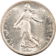 Bullion 1915 FRANCE SILVER 2 FRANCS .2685 OZ ASW KM-845.1 – UNCIRCULATED!