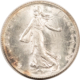 Bullion 1916 FRANCE SILVER 2 FRANCS .2685 OZ ASW KM-845.1 – UNCIRCULATED!