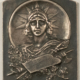 Exonumia 1964 MONTANA TERRITORIAL CENTENNIAL .925 SILVER OCTAGONAL MEDAL, 46MM, 55 GRAMS!