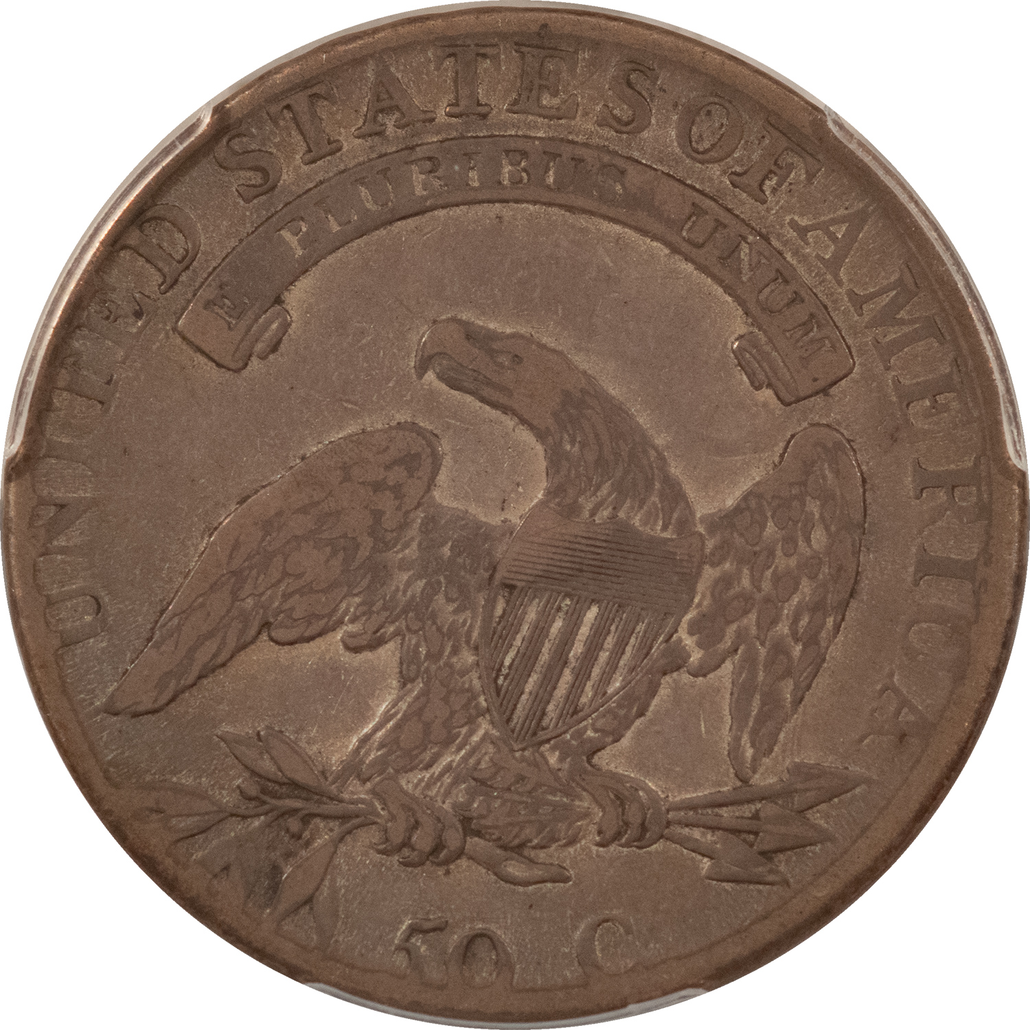 Early Halves 1808 CAPPED BUST HALF DOLLAR – PCGS VF-25, NICE ORIGINAL! Early Halves 1808 CAPPED BUST HALF DOLLAR – PCGS VF-25, NICE ORIGINAL!