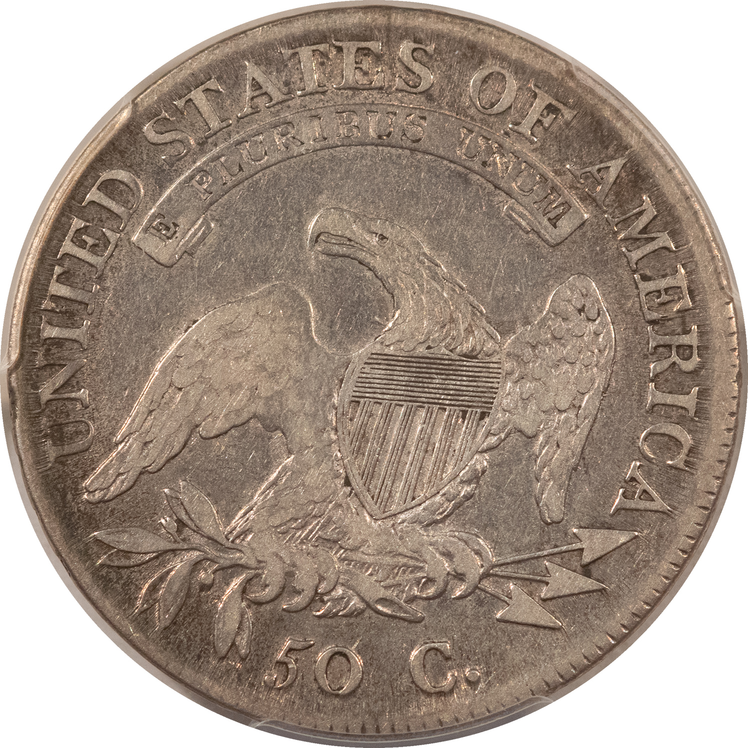 Early Halves 1809 CAPPED BUST HALF DOLLAR – PCGS VF-25, PRETTY! Early Halves 1809 CAPPED BUST HALF DOLLAR – PCGS VF-25, PRETTY!