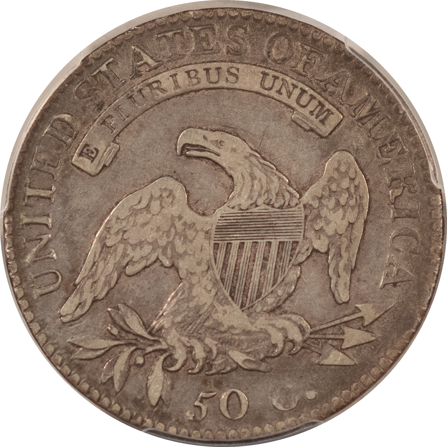 Early Halves 1818 CAPPED BUST HALF DOLLAR – PCGS VF-25, NICE ORIGINAL! Early Halves 1818 CAPPED BUST HALF DOLLAR – PCGS VF-25, NICE ORIGINAL!