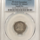 Capped Bust Dimes 1821 CAPPED BUST DIME, SMALL DATE – PCGS GENUINE VF DETAILS! CLEANED! TOUGH!