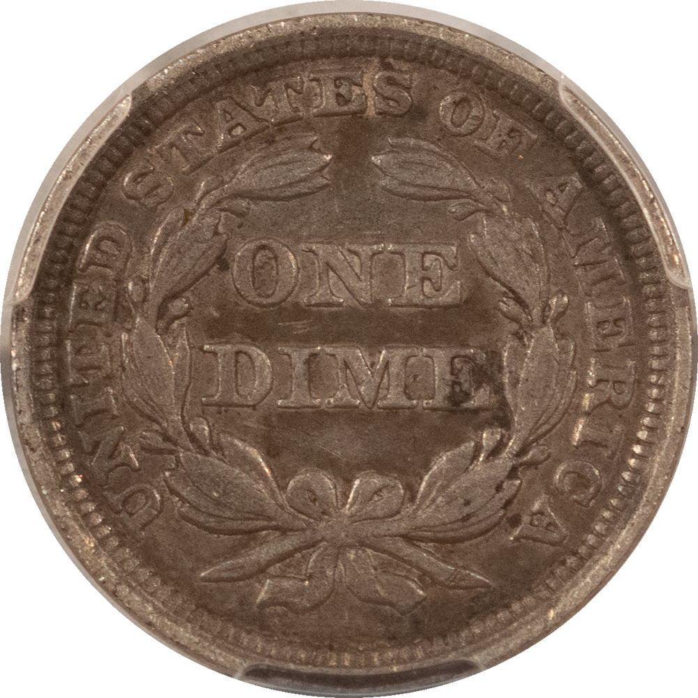 Dimes 1842 LIBERTY SEATED DIME – PCGS GENUINE XF DETAILS, EDGE DAMAGE, SEEMS NICE Dimes 1842 LIBERTY SEATED DIME – PCGS GENUINE XF DETAILS, EDGE DAMAGE, SEEMS NICE