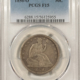 Half Dollars 1856-S SEATED LIBERTY HALF DOLLAR – PCGS GENUINE CLEANED, G DETAIL, BETTER DATE! Half Dollars 1856-S SEATED LIBERTY HALF DOLLAR – PCGS GENUINE CLEANED, G DETAIL, BETTER DATE!