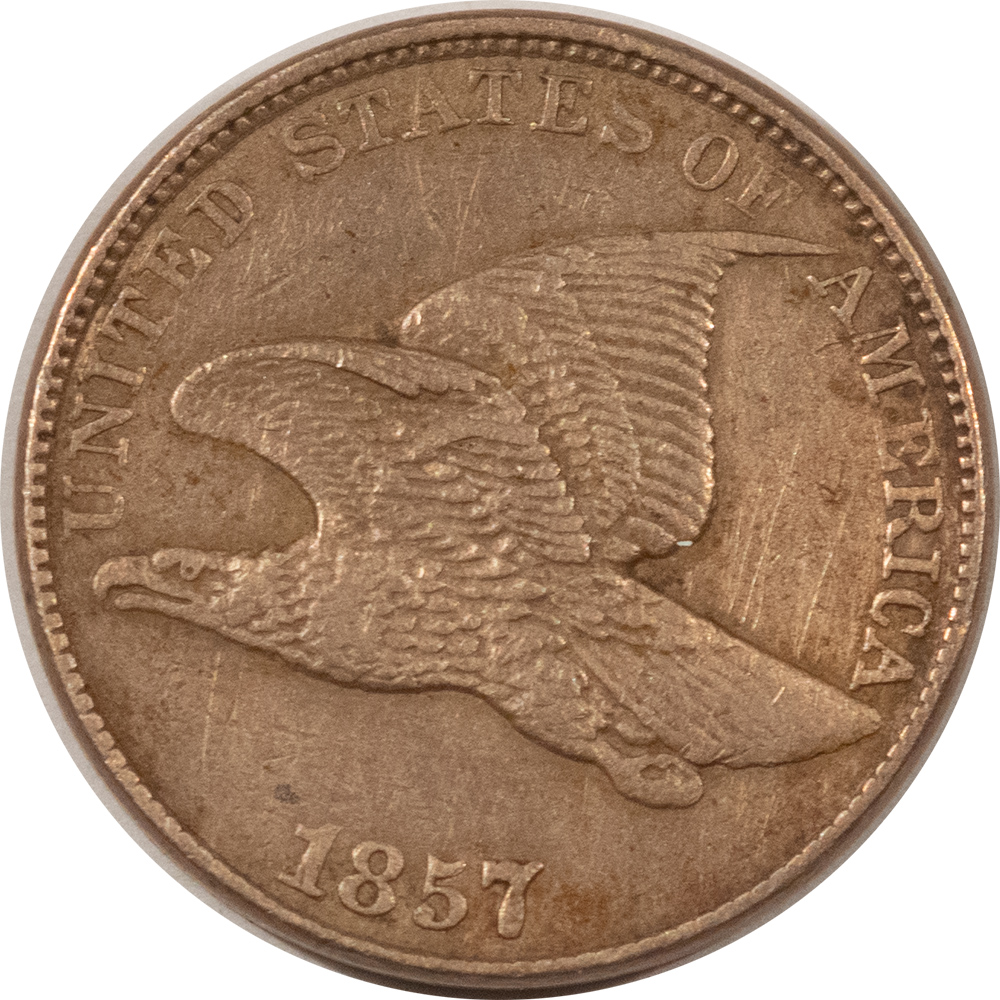 Flying Eagle 1857 FLYING EAGLE CENT – HIGH GRADE EXAMPLE BUT OLD CLEANING! Flying Eagle 1857 FLYING EAGLE CENT – HIGH GRADE EXAMPLE BUT OLD CLEANING!