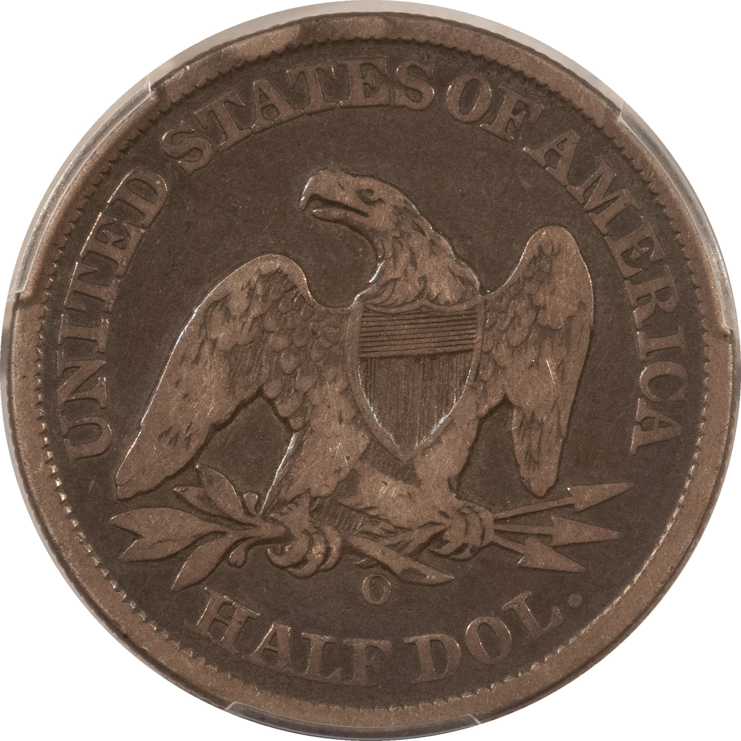 Half Dollars 1859-O SEATED LIBERTY HALF DOLLAR – PCGS F-12! Half Dollars 1859-O SEATED LIBERTY HALF DOLLAR – PCGS F-12!