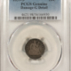 Dimes 1859 LIBERTY SEATED DIME – PCGS GENUINE AU DETAILS, CLEANED! TOUGH! LOOKS DECENT
