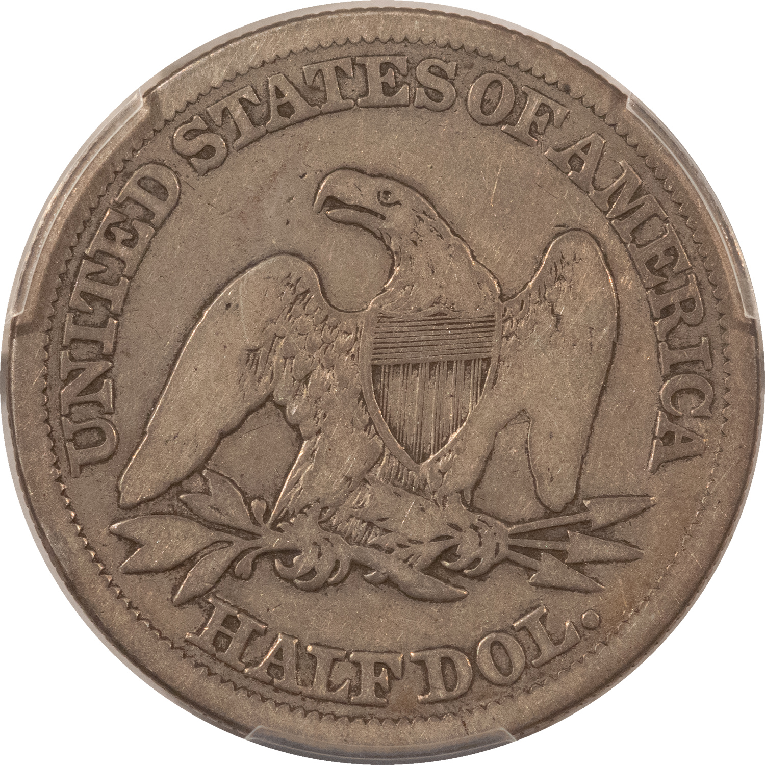 Half Dollars 1860 SEATED LIBERTY HALF DOLLAR – PCGS G-06! Half Dollars 1860 SEATED LIBERTY HALF DOLLAR – PCGS G-06!