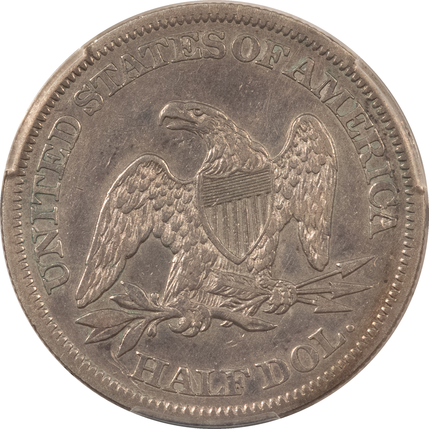 Half Dollars 1862 SEATED LIBERTY HALF DOLLAR – PCGS GENUINE CLEANED XF DETAIL, TOUGH DATE! Half Dollars 1862 SEATED LIBERTY HALF DOLLAR – PCGS GENUINE CLEANED XF DETAIL, TOUGH DATE!