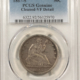 Half Dollars 1873-S SEATED LIBERTY HALF DOLLAR ARROWS PCGS GENUINE CLEANED VF DETAIL LOOKS XF