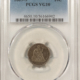 Dimes 1870 LIBERTY SEATED DIME – PCGS GENUINE FINE DETAILS, SCRATCH!