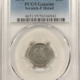 Dimes 1870-S LIBERTY SEATED DIME – PCGS GENUINE XF DETAILS, GRAFFITI! RARE!
