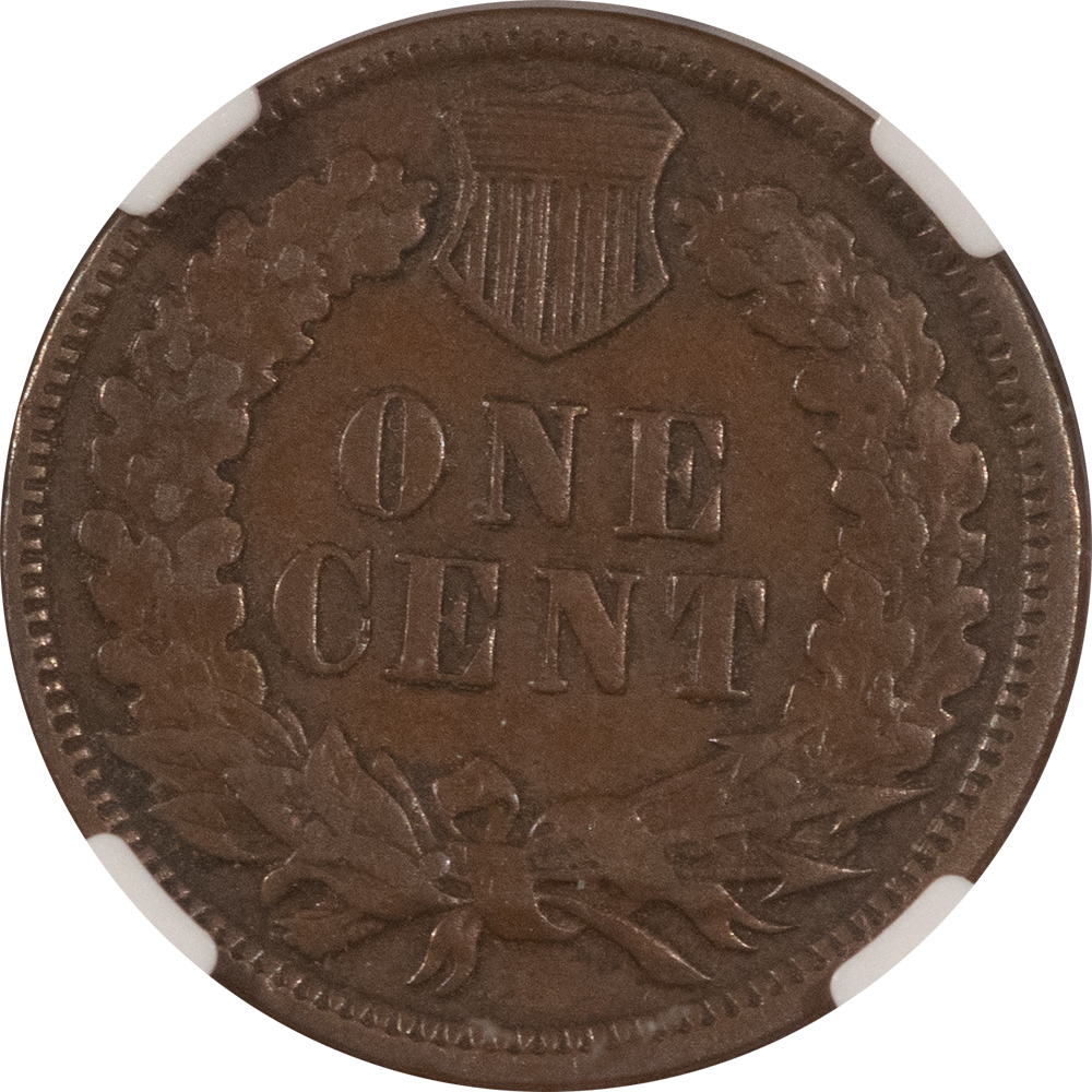 Indian 1872 INDIAN CENT – NGC XF-40 BN, SMOOTH BROWN! Indian 1872 INDIAN CENT – NGC XF-40 BN, SMOOTH BROWN!