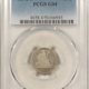 Dimes 1874-S LIBERTY SEATED DIME, ARROWS – PCGS VF-25!