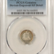 Half Dimes 1872-S LIBERTY SEATED HALF DIME, MINTMARK BELOW PCGS VF DETAILS, HARSHLY CLEANED