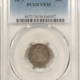 Dimes 1875-CC LIBERTY SEATED DIME MINTMARK BELOW – PCGS GENUINE FINE DETAILS! CLEANED!