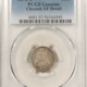 Dimes 1876-CC LIBERTY SEATED DIME – PCGS GENUINE XF DETAILS! DAMAGE!