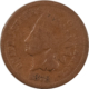 Indian 1865 FANCY 5 INDIAN CENT – XF DETAILS BUT ISSUES!