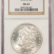 Dollars 1878 7/8 TF $1 STRONG MORGAN DOLLAR – PCGS MS-62 ORIGINAL SATINY WHITE
