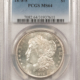 Dollars 1878 8 TF $1 MORGAN DOLLAR – PCGS MS-64, BLAST WHITE! FIRST YEAR MORGAN! Dollars 1878 8 TF $1 MORGAN DOLLAR – PCGS MS-64, BLAST WHITE! FIRST YEAR MORGAN!