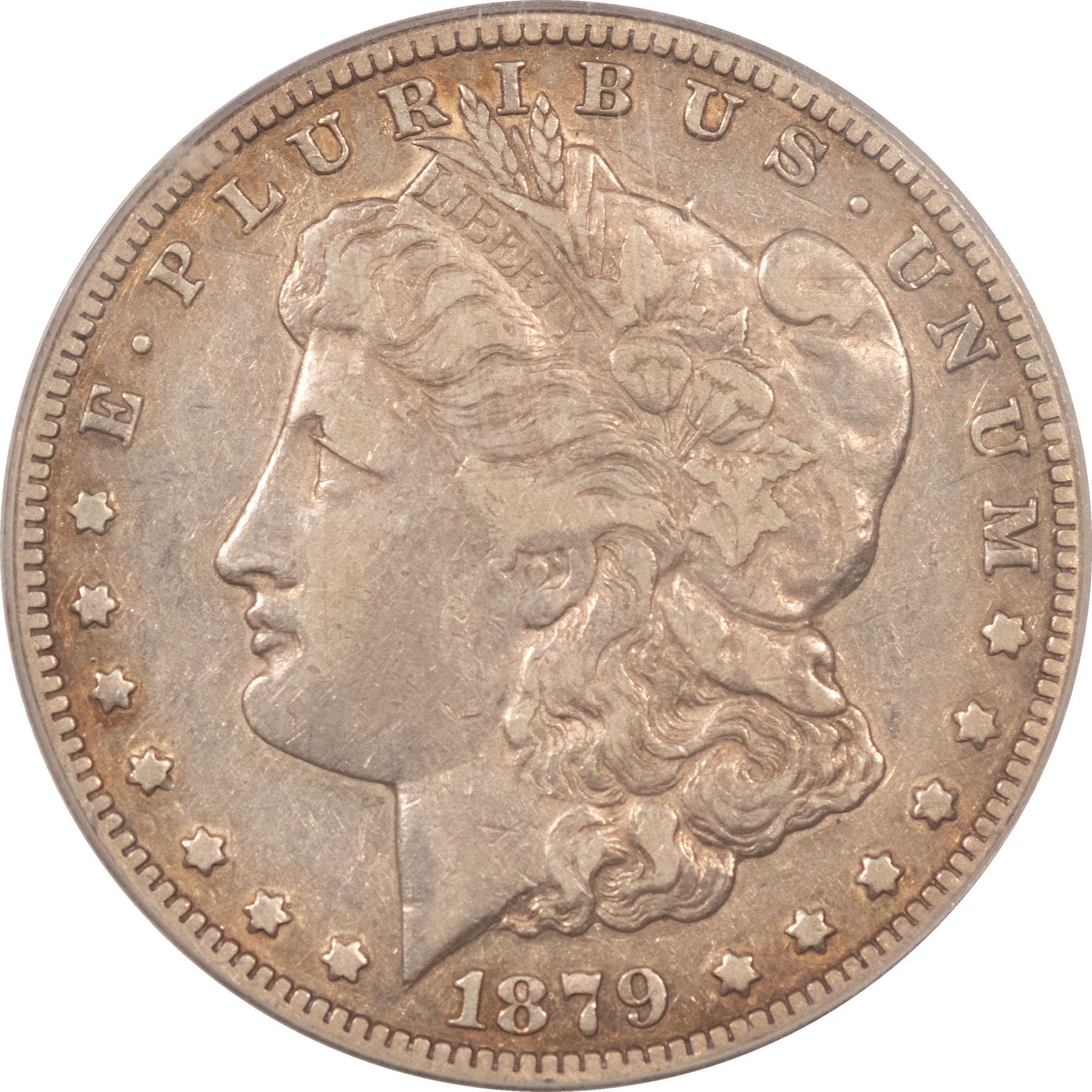Dollars 1879-CC $1 MORGAN DOLLAR – PCGS VF-30, ATTRACTIVE MID-GRADE, CARSON CITY! Dollars 1879-CC $1 MORGAN DOLLAR – PCGS VF-30, ATTRACTIVE MID-GRADE, CARSON CITY!