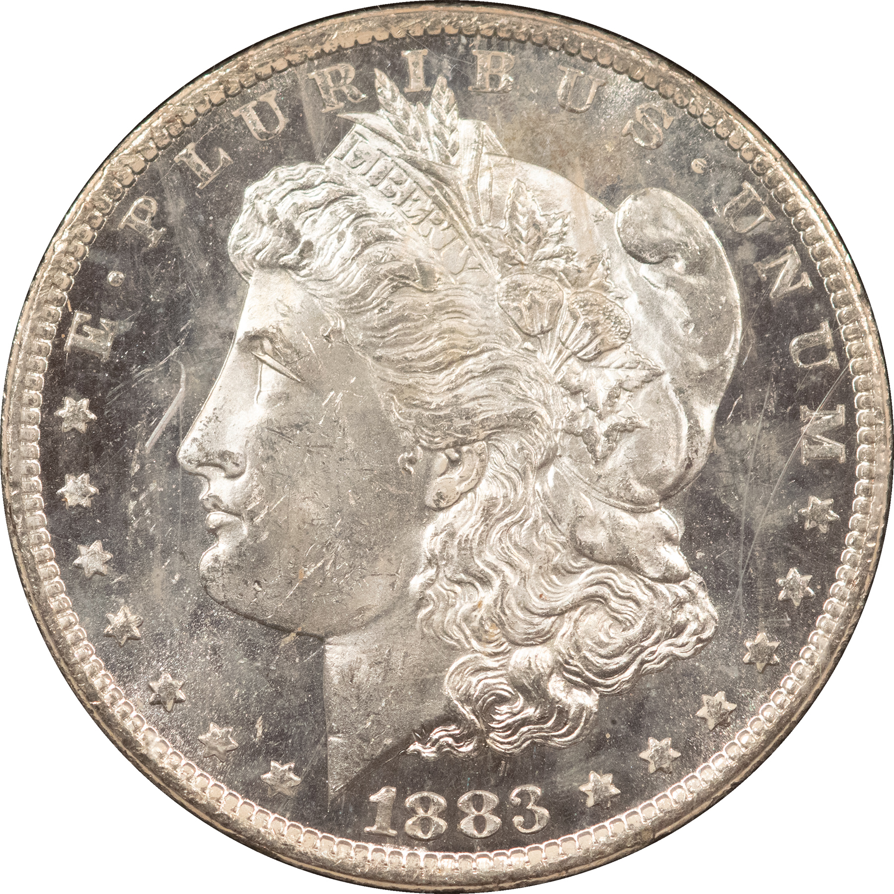 Dollars 1883-CC $1 MORGAN DOLLAR GSA NGC MS-63 DPL W/ BOX & CARD DEEP MIRROR CARSON CITY Dollars 1883-CC $1 MORGAN DOLLAR GSA NGC MS-63 DPL W/ BOX & CARD DEEP MIRROR CARSON CITY
