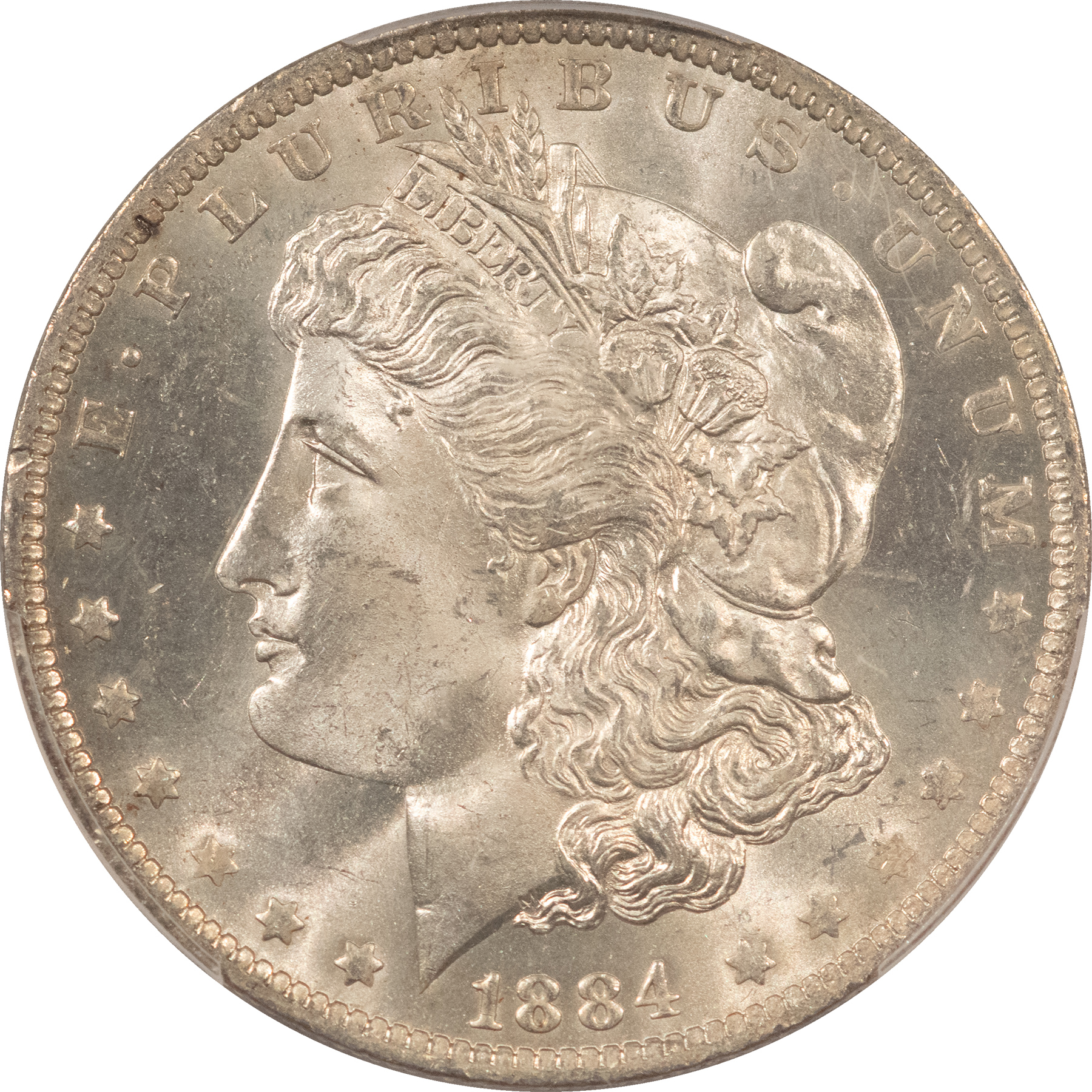 Dollars 1884-O $1 MORGAN DOLLAR – PCGS MS-64, FRESH WHITE! Dollars 1884-O $1 MORGAN DOLLAR – PCGS MS-64, FRESH WHITE!