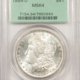 Dollars 1891-O $1 MORGAN DOLLAR – PCGS MS-63, BLAST WHITE & CHOICE!