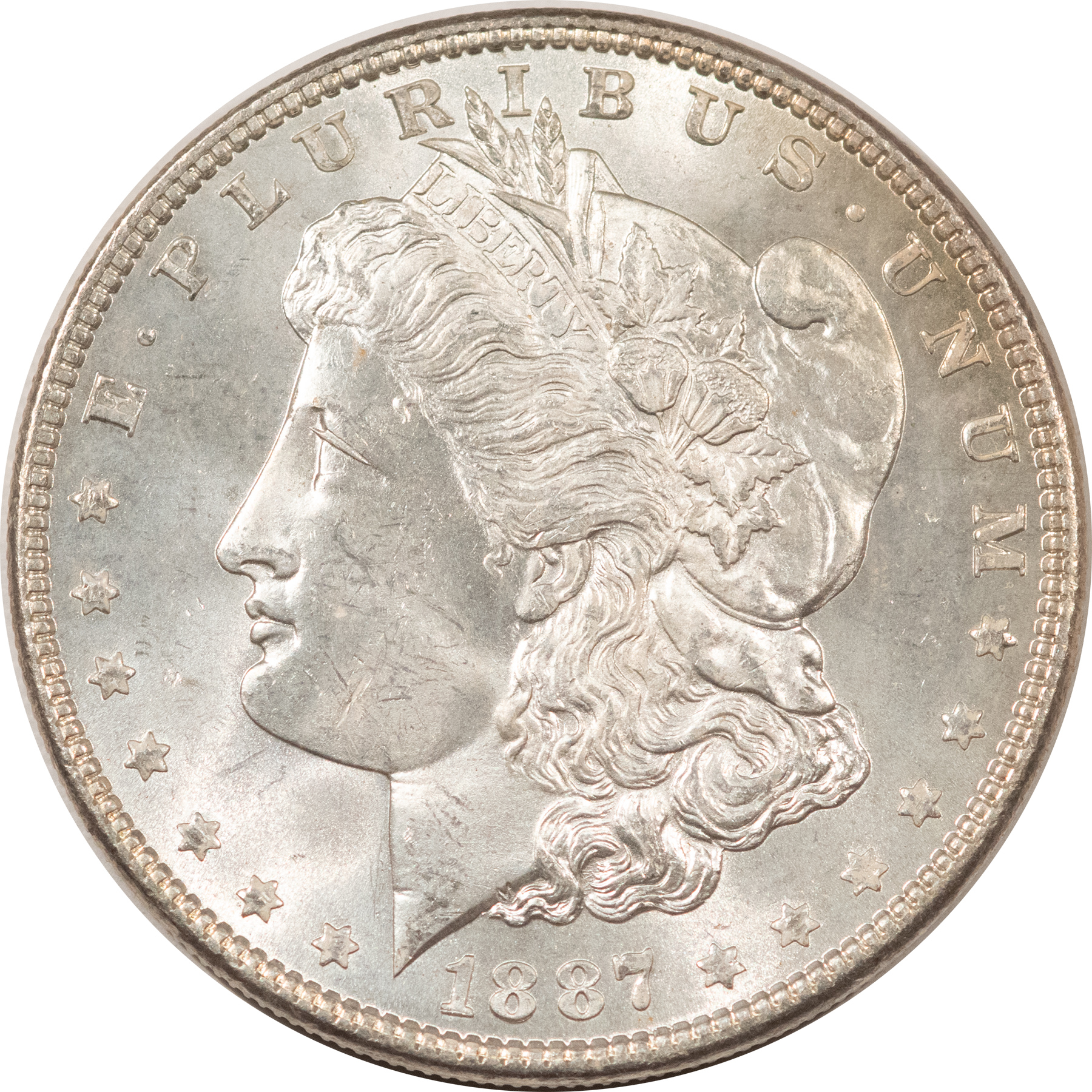 Dollars 1887 $1 MORGAN DOLLAR – FRESH & BRILLIANT UNCIRCULATED! Dollars 1887 $1 MORGAN DOLLAR – FRESH & BRILLIANT UNCIRCULATED!