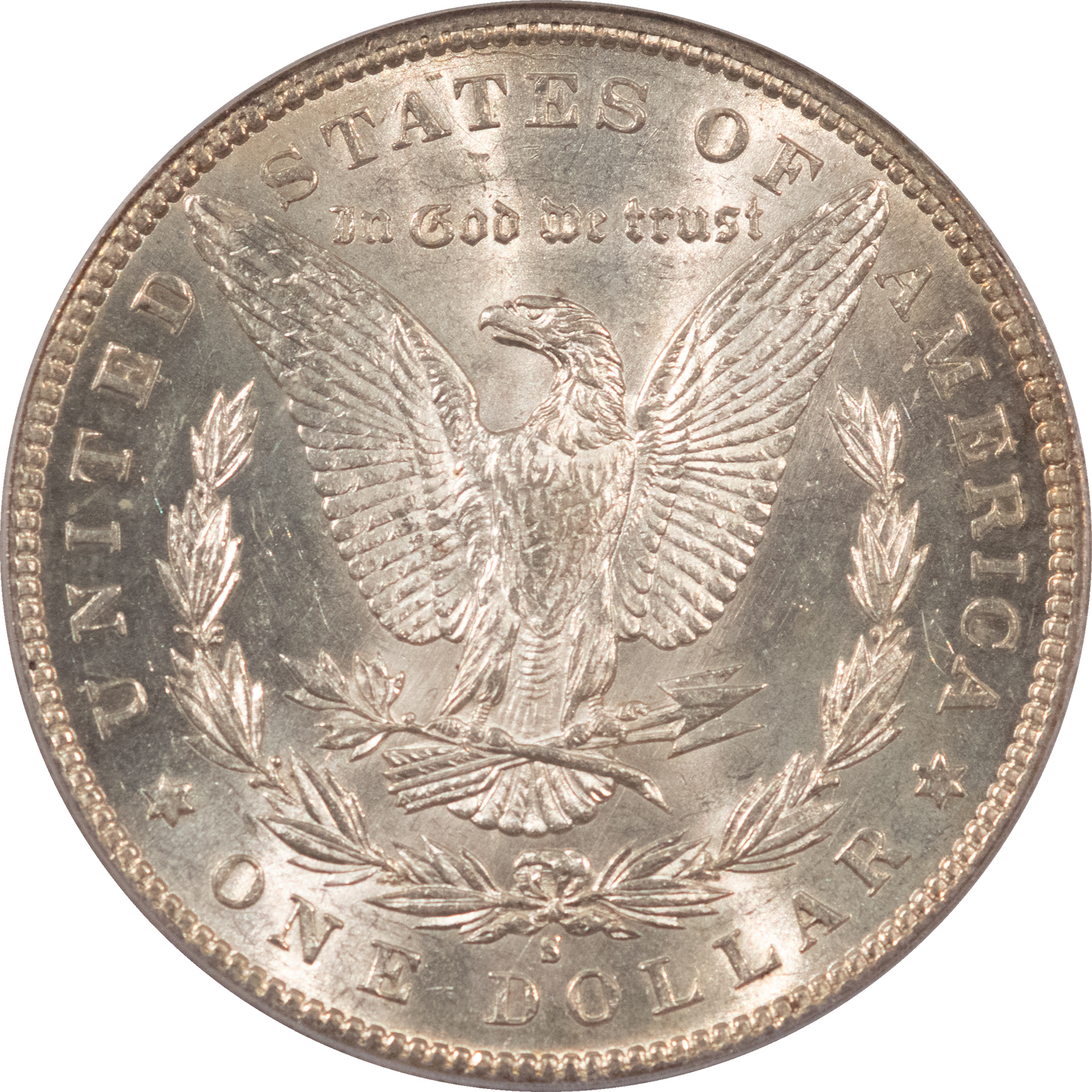 Dollars 1887-S $1 MORGAN DOLLAR – PCGS AU-58, LOOKS UNC! Dollars 1887-S $1 MORGAN DOLLAR – PCGS AU-58, LOOKS UNC!