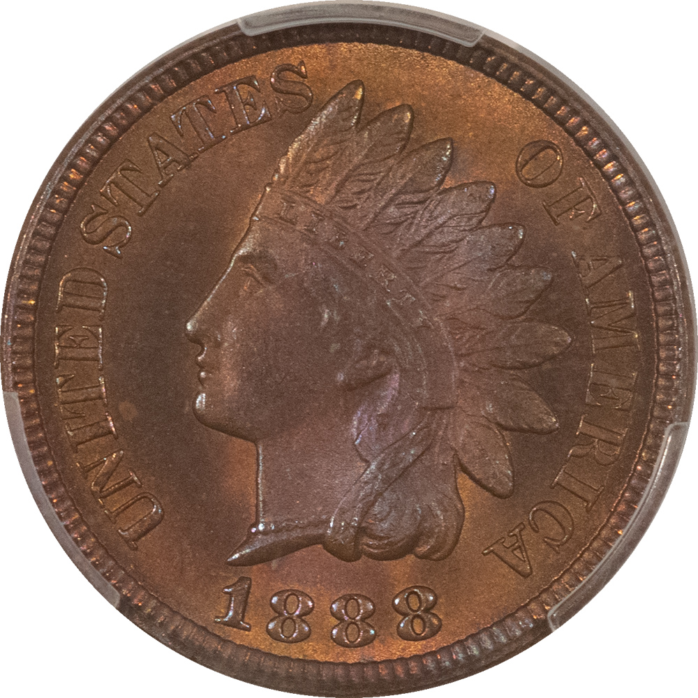 CAC Approved Coins 1888 INDIAN CENT – PCGS MS-66 RB, LOVELY, PREMIUM QUALITY POP 3/0, CAC APPROVED! CAC Approved Coins 1888 INDIAN CENT – PCGS MS-66 RB, LOVELY, PREMIUM QUALITY POP 3/0, CAC APPROVED!