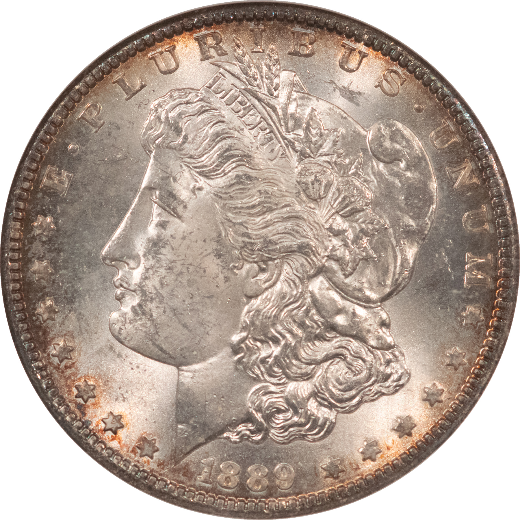 Dollars 1889-S $1 MORGAN DOLLAR – NGC MS-63, LUSTROUS & CHOICE! Dollars 1889-S $1 MORGAN DOLLAR – NGC MS-63, LUSTROUS & CHOICE!