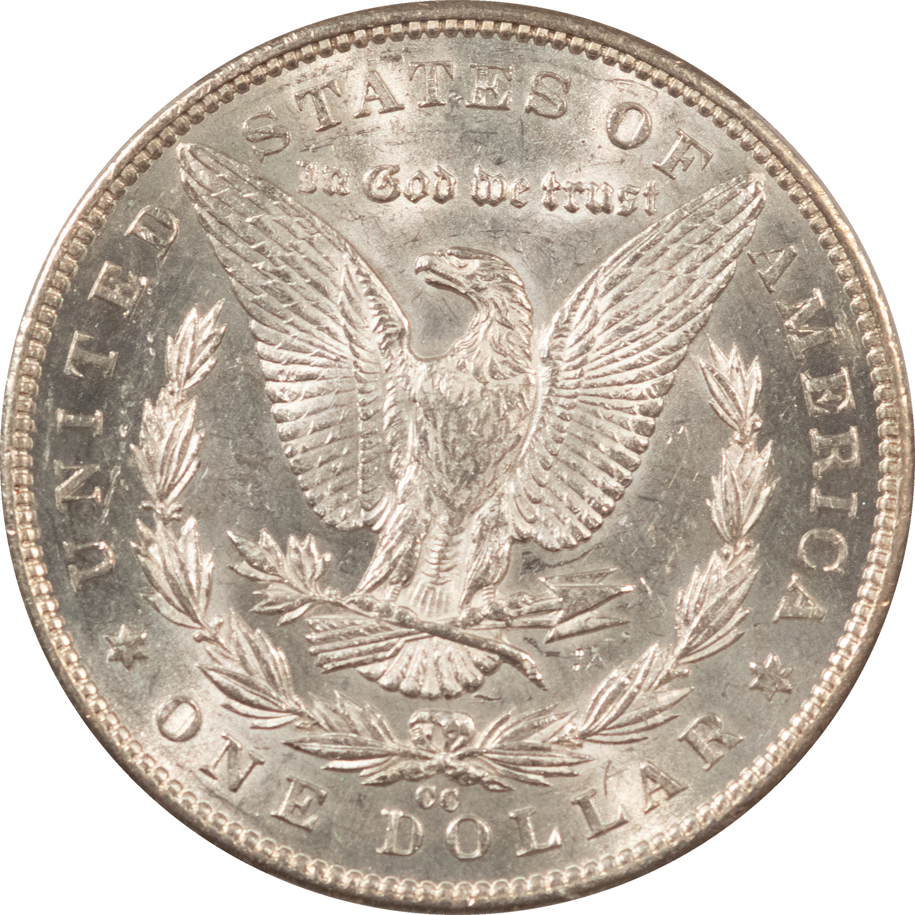 Dollars 1890-CC $1 MORGAN DOLLAR – PCGS MS-62, BLAST WHITE & CARSON CITY! Dollars 1890-CC $1 MORGAN DOLLAR – PCGS MS-62, BLAST WHITE & CARSON CITY!