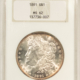 Dollars 1889 $1 MORGAN DOLLAR – NGC MS-63, WHITE & CHOICE! Dollars 1889 $1 MORGAN DOLLAR – NGC MS-63, WHITE & CHOICE!