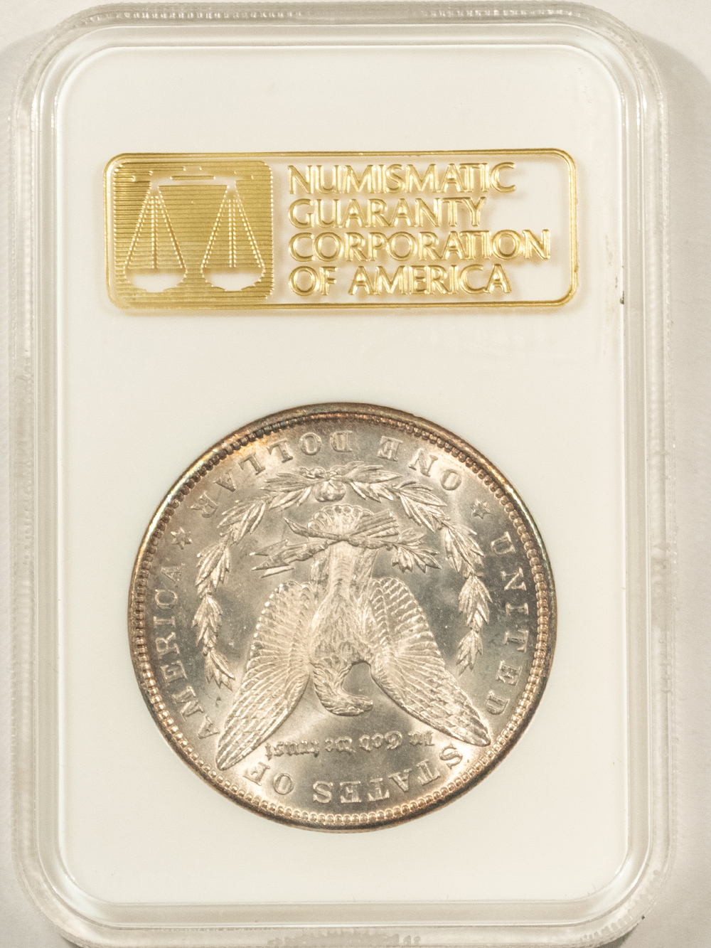Dollars 1891 $1 MORGAN DOLLAR – NGC MS-62, FATTIE EMBOSSED HOLDER! Dollars 1891 $1 MORGAN DOLLAR – NGC MS-62, FATTIE EMBOSSED HOLDER!