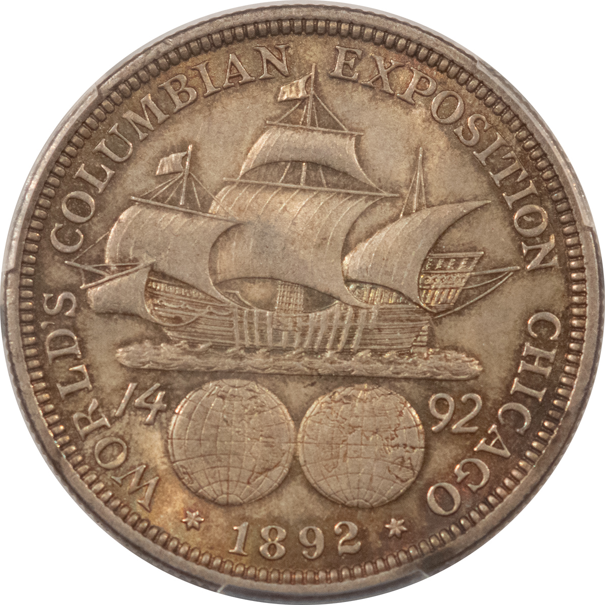 Early Commems 1892 COLUMBIAN COMMEMORATIVE HALF DOLLAR – PCGS MS-63, CHOICE! ATTRACTIVE! Early Commems 1892 COLUMBIAN COMMEMORATIVE HALF DOLLAR – PCGS MS-63, CHOICE! ATTRACTIVE!