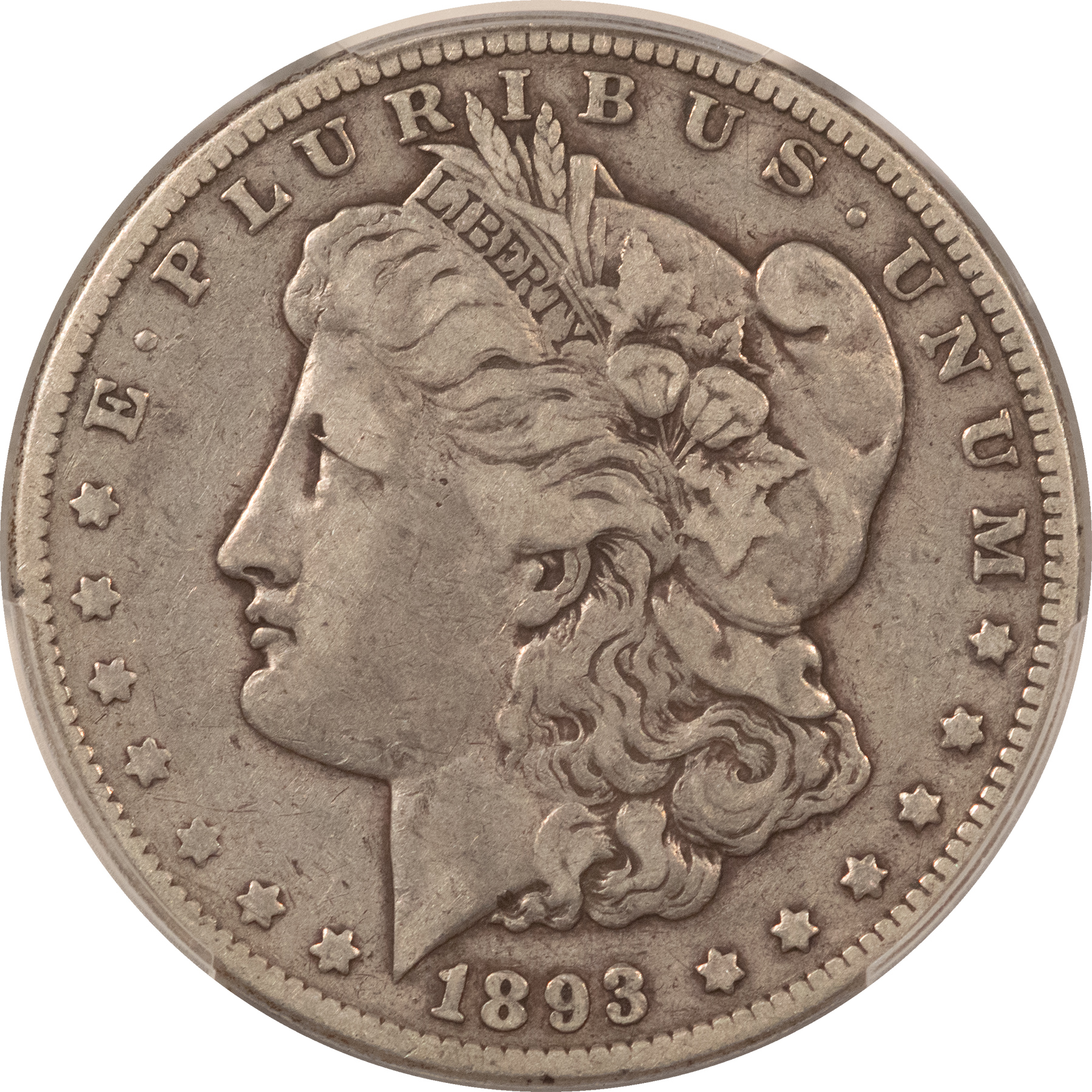 Dollars 1893 $1 MORGAN DOLLAR – PCGS VF-20, NICE & ORIGINAL! Dollars 1893 $1 MORGAN DOLLAR – PCGS VF-20, NICE & ORIGINAL!
