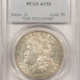 Dollars 1897-S $1 MORGAN DOLLAR – PCGS AU-55, FLASHY! Dollars 1897-S $1 MORGAN DOLLAR – PCGS AU-55, FLASHY!