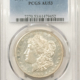 Dollars 1896 $1 MORGAN DOLLAR – PCGS MS-63, BLAST WHITE! CHIPS ON HOLDER!