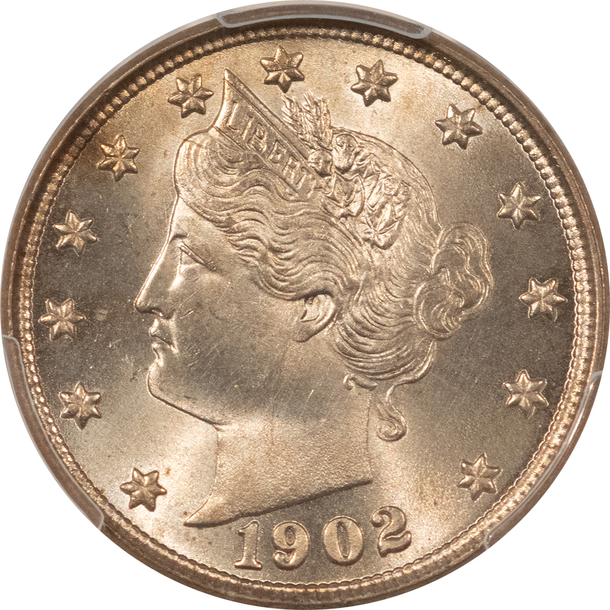 Liberty Nickels 1902 LIBERTY NICKEL – PCGS MS-64, LUSTROUS! Liberty Nickels 1902 LIBERTY NICKEL – PCGS MS-64, LUSTROUS!