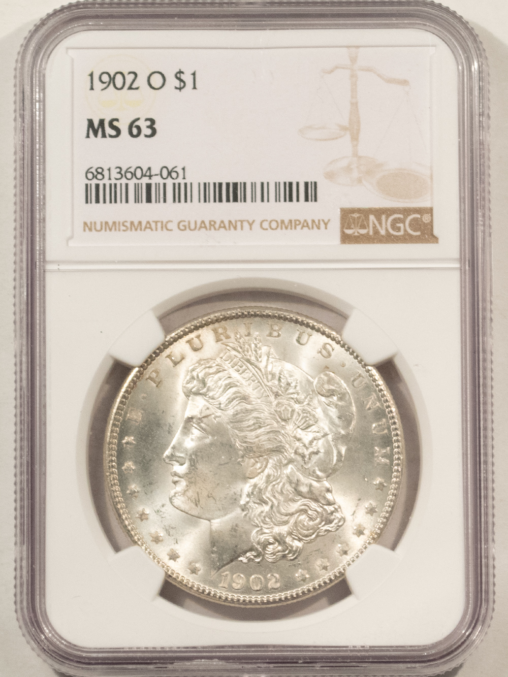 Dollars 1902-O $1 MORGAN DOLLAR – NGC MS-63, BLAST WHITE CHOICE! Dollars 1902-O $1 MORGAN DOLLAR – NGC MS-63, BLAST WHITE CHOICE!