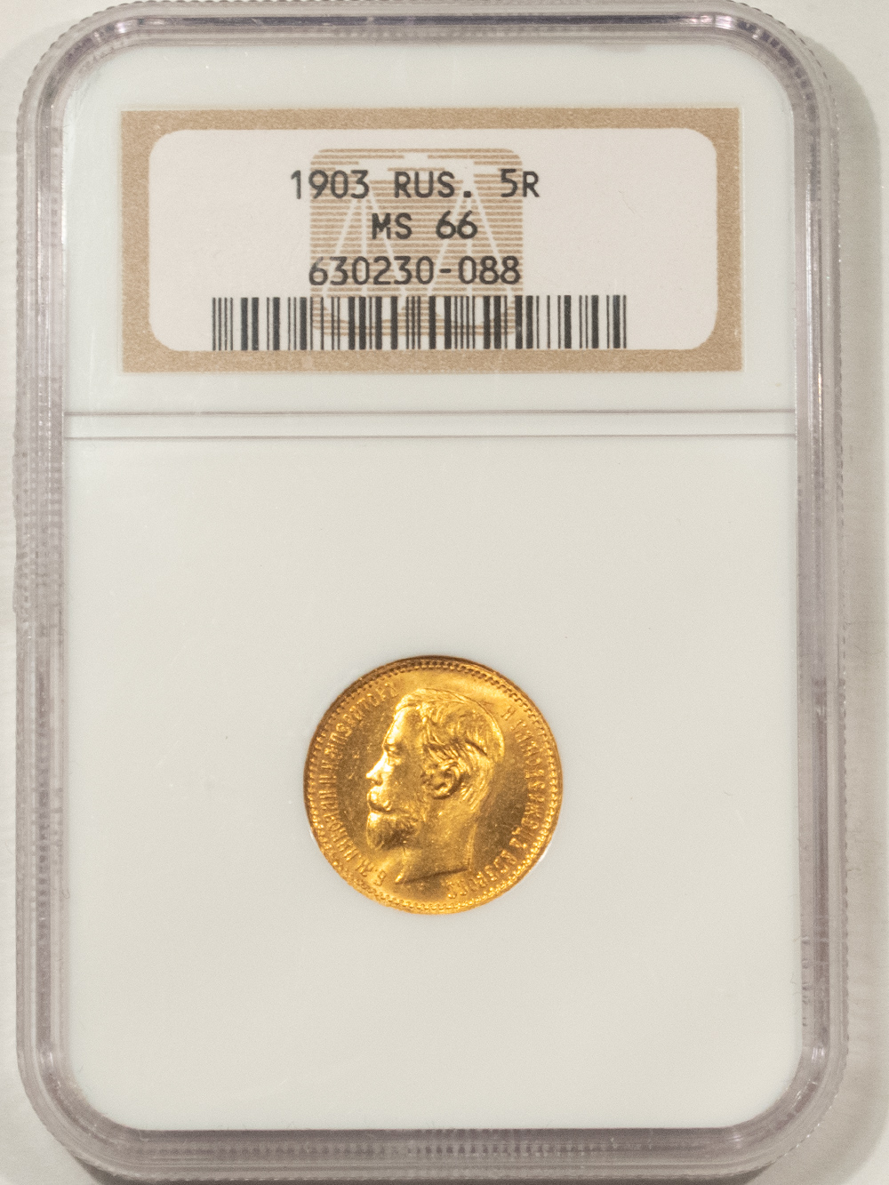 New Certified Coins 1903 IMPERIAL RUSSIA 5 ROUBLES GOLD Y#62 NGC MS-66, GREAT COLOR & SUPERB, NICE! New Certified Coins 1903 IMPERIAL RUSSIA 5 ROUBLES GOLD Y#62 NGC MS-66, GREAT COLOR & SUPERB, NICE!