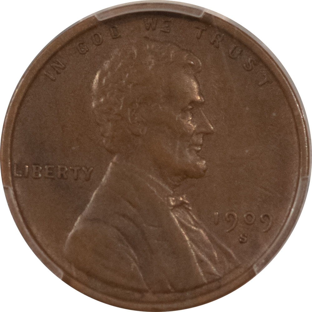 Lincoln Cents (Wheat) 1909-S VDB LINCOLN CENT – PCGS XF-45, KEY-DATE! Lincoln Cents (Wheat) 1909-S VDB LINCOLN CENT – PCGS XF-45, KEY-DATE!